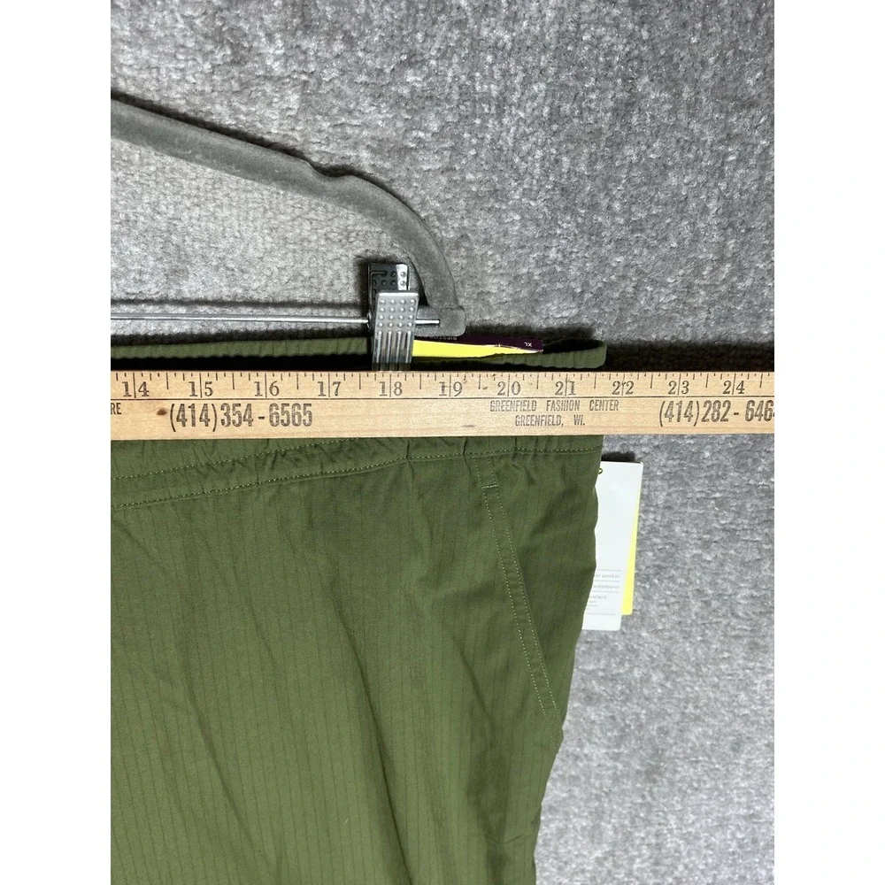 All In Motion Ripstop Pants Mens Size XL Green Stretch Drawstring Pockets UPF50+